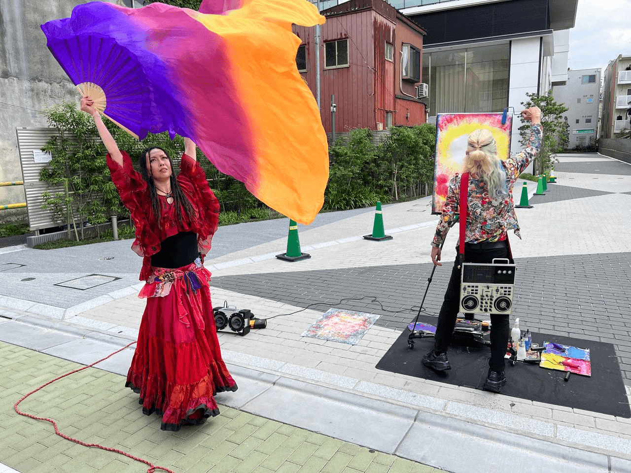 先日のイベントに出演してくれた大道芸人さんをご紹介③