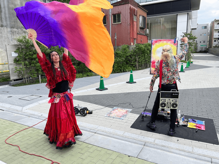 先日のイベントに出演してくれた大道芸人さんをご紹介③